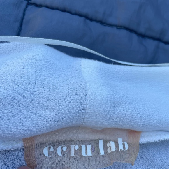 White knee length cover up with cutout details - Picture 7 of 7